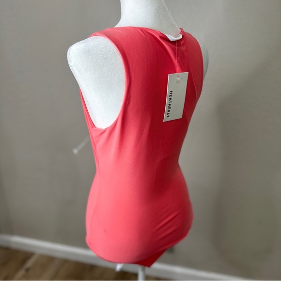 NWT HEATHERLY coral body suit - Picture 4 of 7